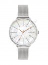 Dámské hodinky MINET PRAGUE Silver Flower Mesh MWL5143